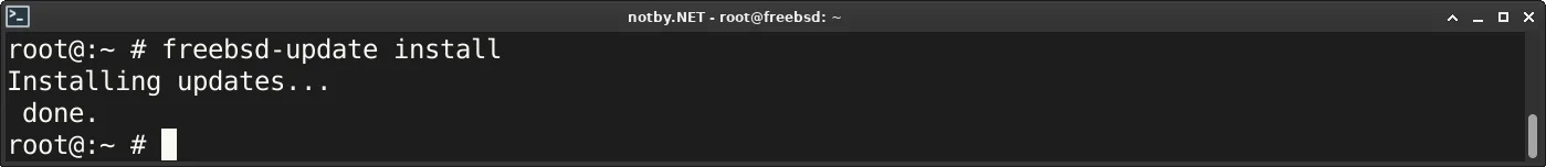 Обновление до версии FreeBSD 14 успешно завершено.